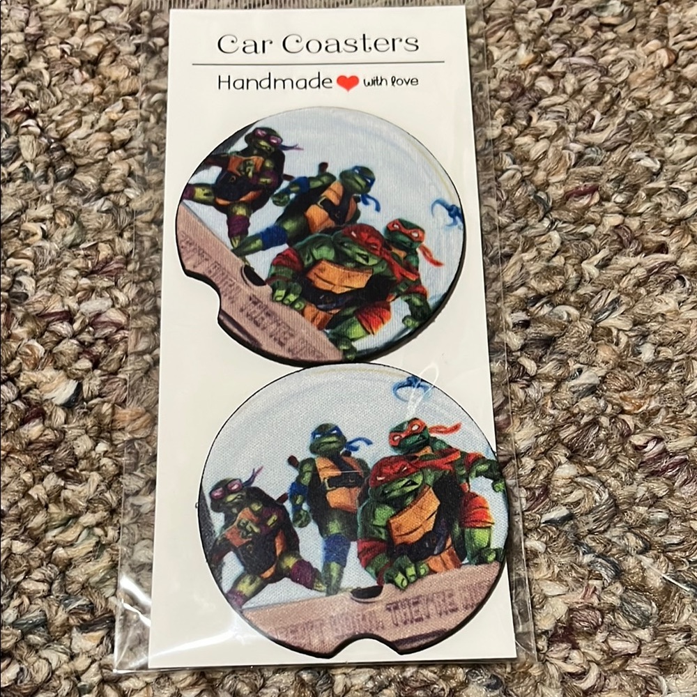 Ninja Turtle Car Coasters
